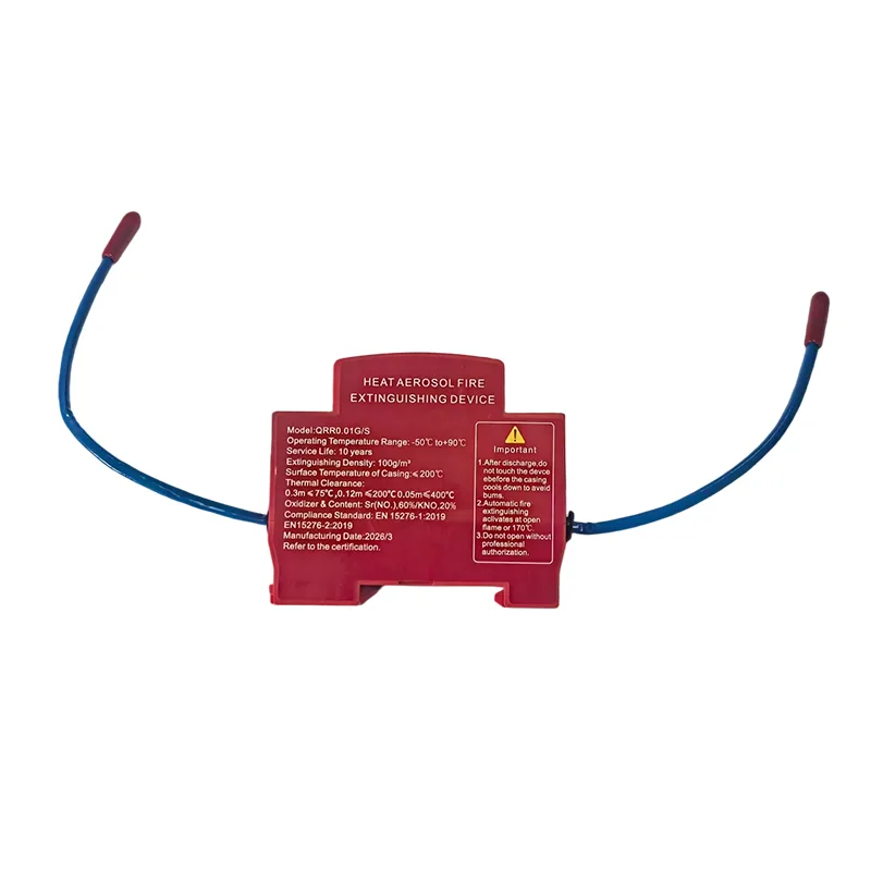 Dispozitiv de stingere a incendiilor cu aerosoli fierbinți QRR